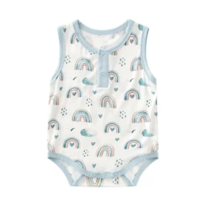 Body Arcoiris Pastel sin mangas | Petit Urban